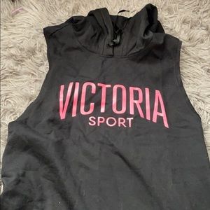 Victoria sport sweater muscle tank hoodie
